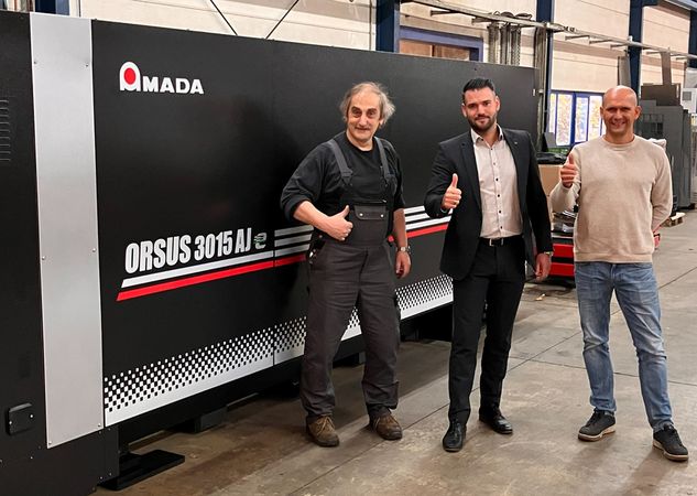 AMADA ORSUS-3015AJe Fiberlaser New ORSUS-3015AJe fiberlaser for A. Schieck GmbH