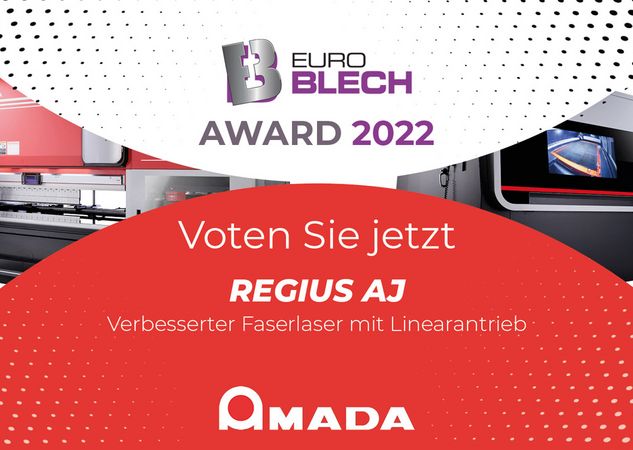 EuroBLECH Award 2022 voten Sie jetzt für die REGIUS-3015AJe