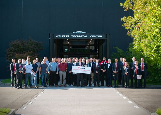 AMADA held a successful EU welding customer tour event