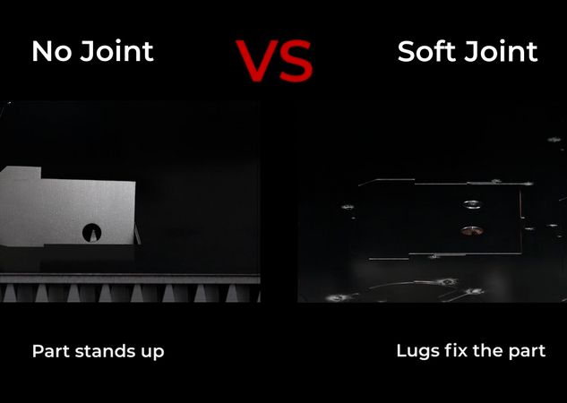 Do you have problems with parts standing up during laser cutting?